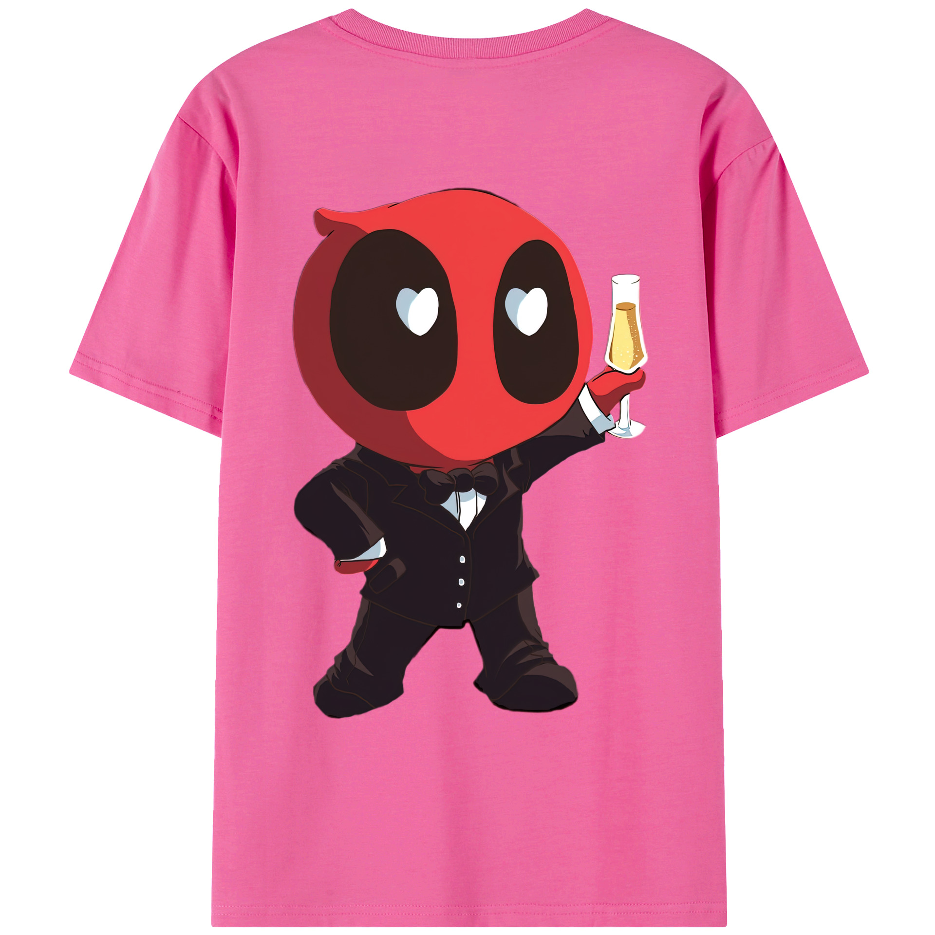（画像用） Deadpool デッドプール レディース半袖Tシャツ(バックプリント)